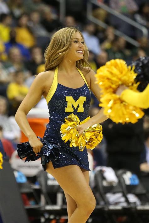 michigan cheerleaders photos